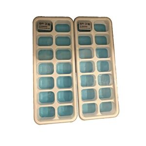 Ikich Ice Cube Tray with Cover Set of 2 -  BPA Free